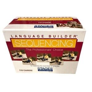 STAGES Language Builder Sequencing Cards 116 Full Color Educational Therapy
